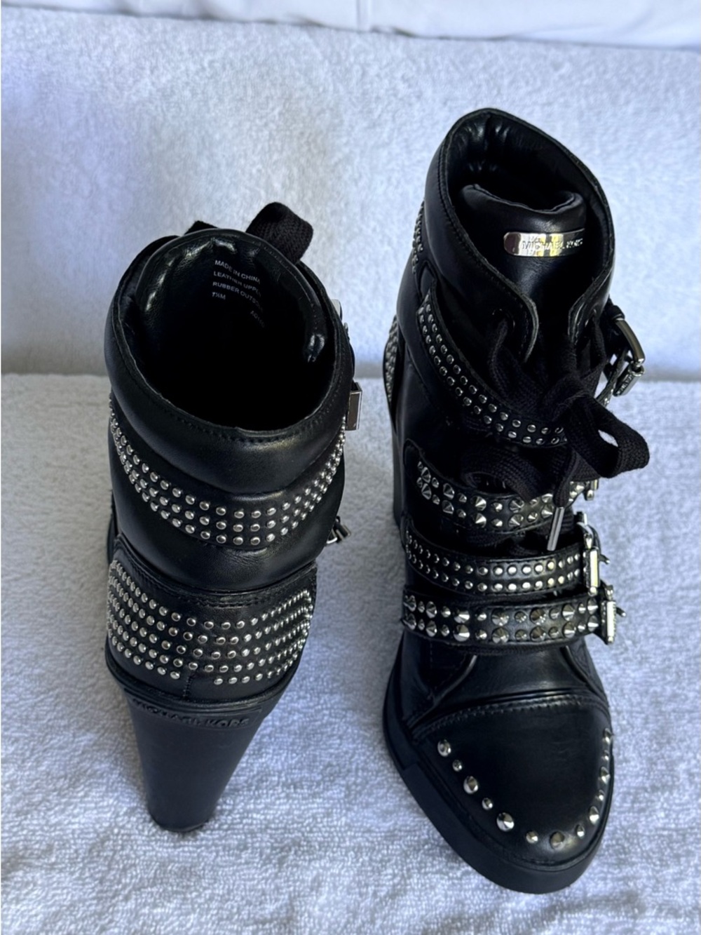 Michael Kors Black Studded booties - Picture 4 of 4